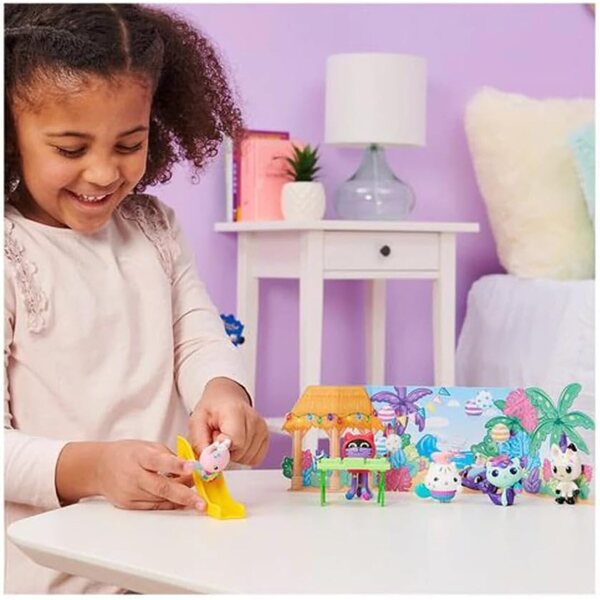 Gabby's Dollhouse Pandy Paws Geburtstagsset mit 5 exklusiven Figuren und Zubehör