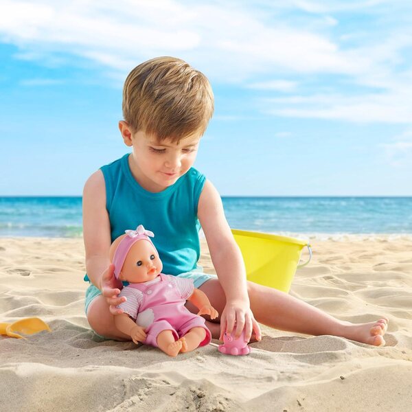 Corolle Baby Ocean Bath 30 cm mit Oktopus-Spielzeug – Badepuppe ab 18 Monaten