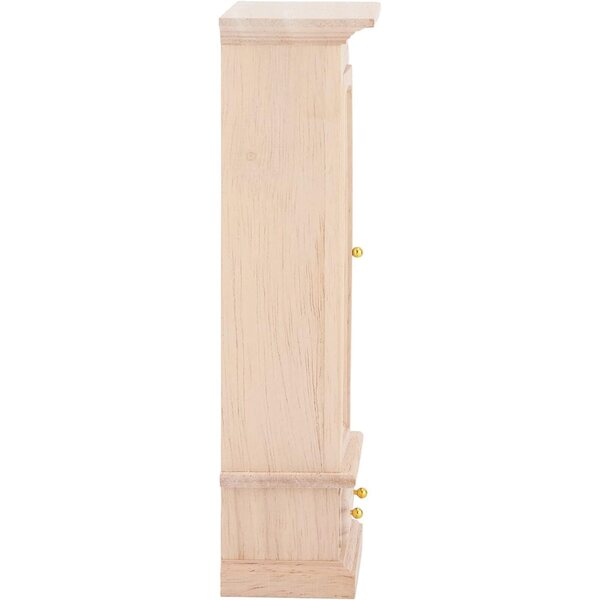 HEEPDD Armadio Miniatura in Legno per Casa delle Bambole Scala 1:12 17,5x9,7x4,5 cm