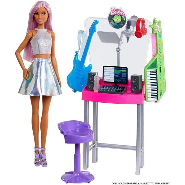Barbie Carriere Playset Studio di Registrazione con Accessori per Bambini 3+