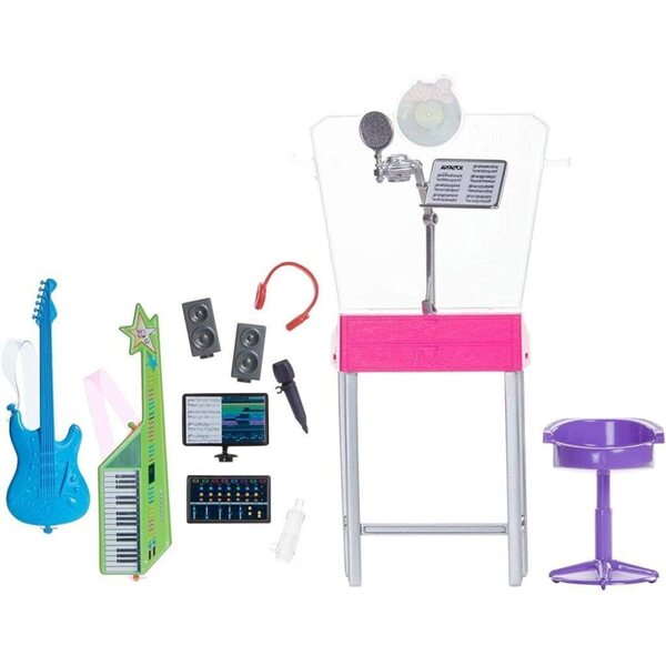 Barbie Carriere Playset Studio di Registrazione con Accessori per Bambini 3+