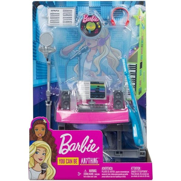 Barbie Carriere Playset Studio di Registrazione con Accessori per Bambini 3+
