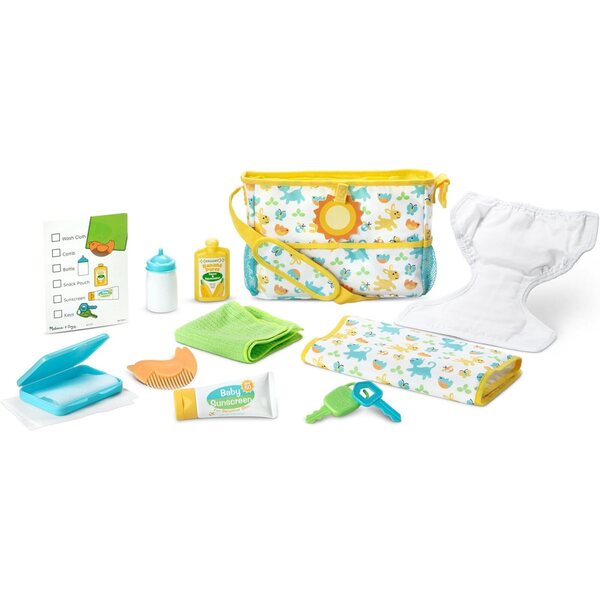 Melissa & Doug Mine to Love Reiseset für Puppen, 17-teilig, perfekt für Kinder ab 3 Jahren