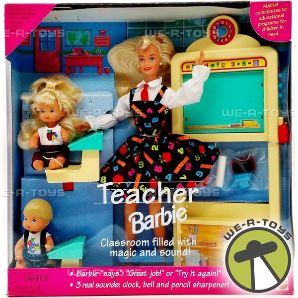 Barbie Lehrer- und Schülerset Sonderausgabe 1995 Blondes Haar