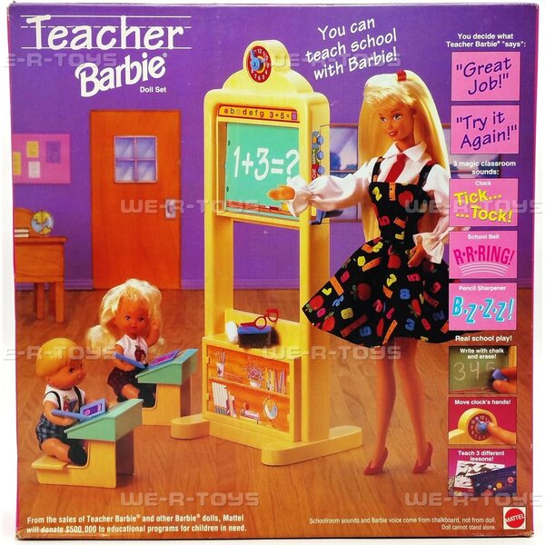 Barbie Lehrer- und Schülerset Sonderausgabe 1995 Blondes Haar