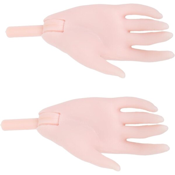 Mini Mani per Bambola in Plastica Resistente 5,5 cm - Parti di Ricambio Realistiche