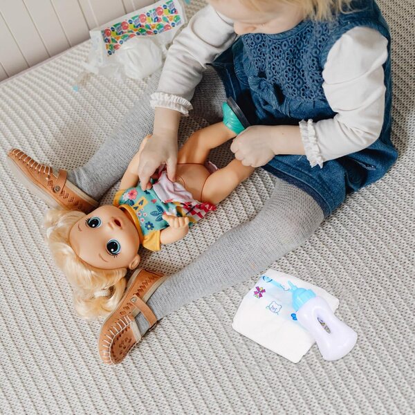 POPETPOP Miniaturflaschen und Windeln für Puppen – sicheres Rollenspielzubehör