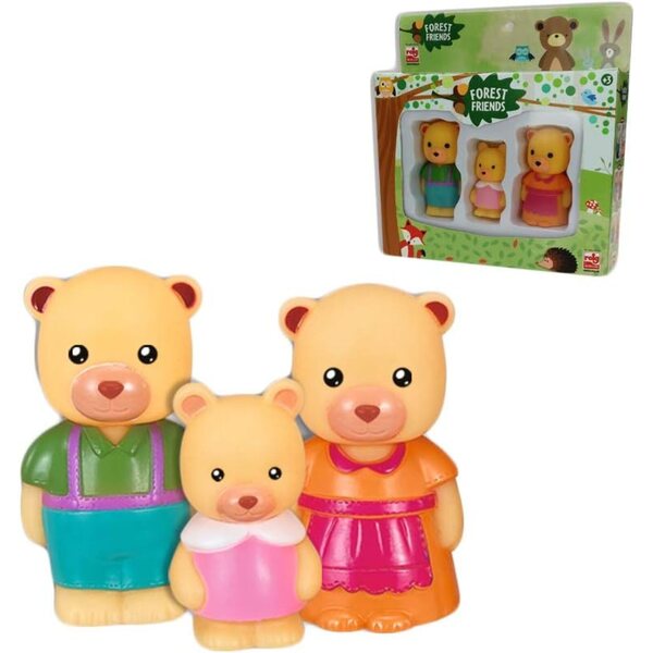 REIG Family Forest Friends 3 Bears - Мек и цветен комплект игра за деца