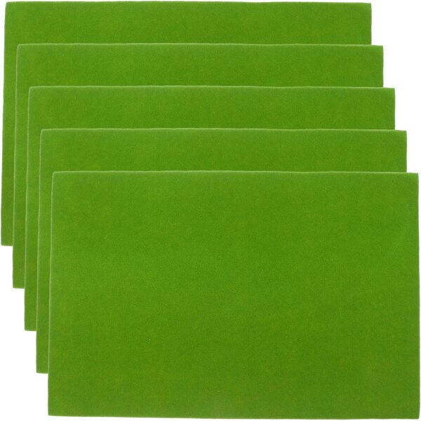 Toyvian - 5 tapis miniatures réalistes en gazon artificiel pour l'artisanat et les maisons de jeux