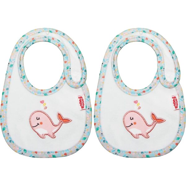 Salopeta papusa Heless din catifea moale cu inchidere Velcro - Set de 2