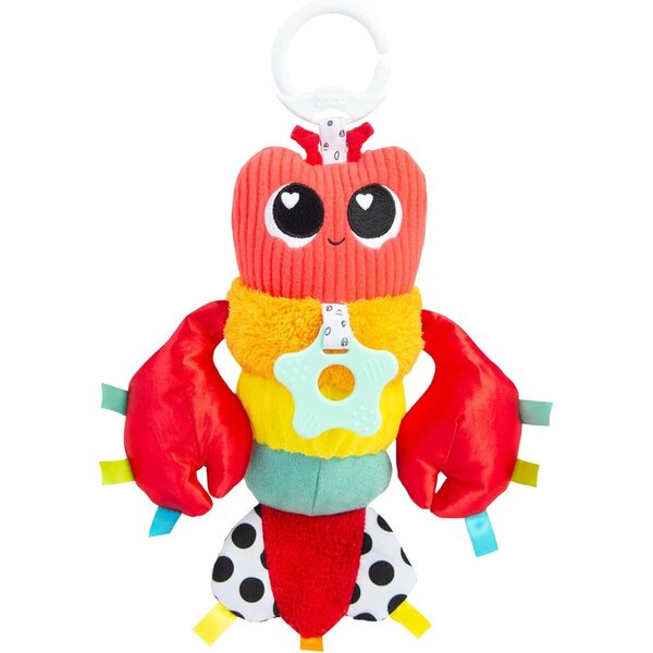 Lamaze Liam il-Ġugarell Sensori tal-Gambli b'Klip, Soft u Multi Texture għat-Tfal