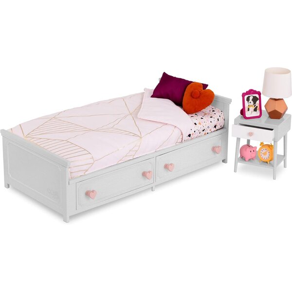 Our Generation - poppenbedset van 46 cm met accessoires en meubels