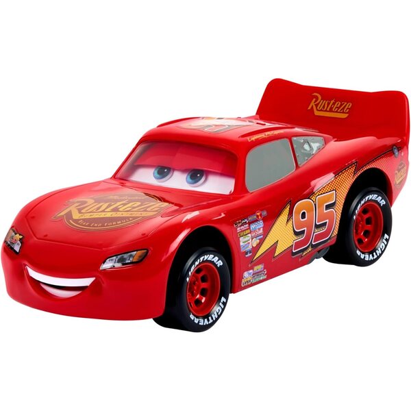 Mattel Disney Pixar Cars Rayo McQueen Ġugarell mobbli Għajnejn u ħalq animati +4 snin
