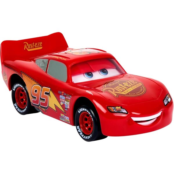 Mattel Disney Pixar Cars Rayo McQueen Beweegbaar speelgoed Geanimeerde ogen en mond +4 jaar