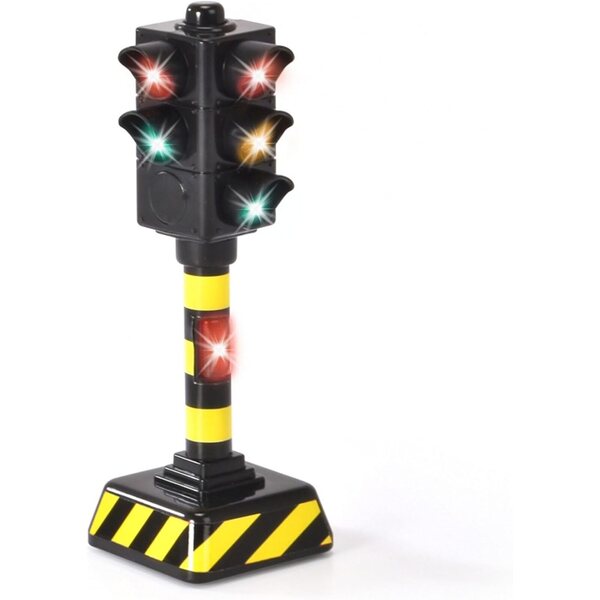 Dickie Feu tricolore jouet lumineux et sonore 12 cm pour enfant