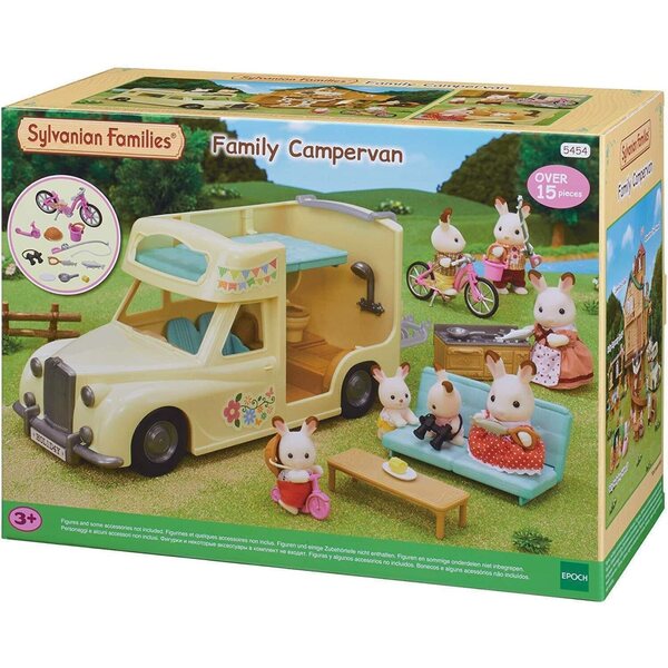 Sylvanian Families matkaauto 05454 15 tarviku ja salaköögiga