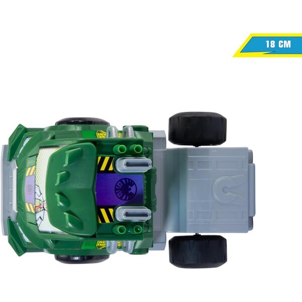 Rádiem řízené vozidlo Hulk Smash-Up 1:24 – Transformace a realistické zvuky Marvel