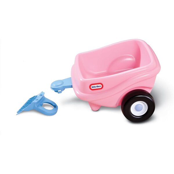 Little Tikes Princess Cozy Coupe Trailer - Remolque de Juguete para Niños, Fomenta el Juego Creativo, para Niños Entre 3 y 10 Años