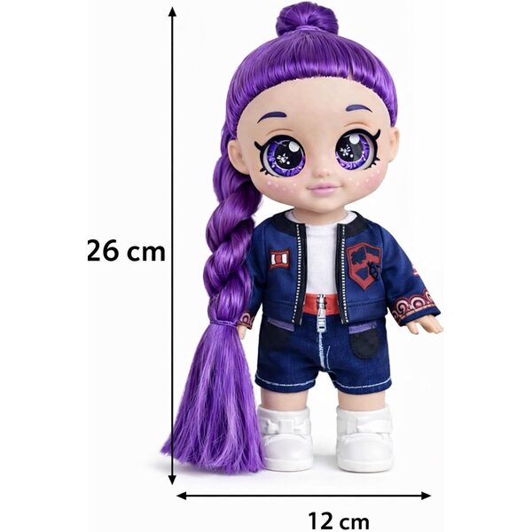 Poupée chanteuse de 26 cm avec yeux 5D et tigre bleu, cadeau idéal pour les filles et les collectionneurs