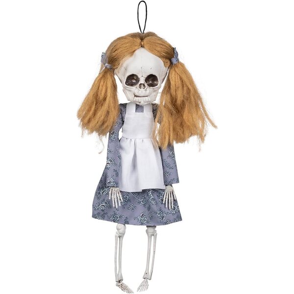 Boland 44 cm große hängende Skelettpuppe für Halloween und Mottopartys