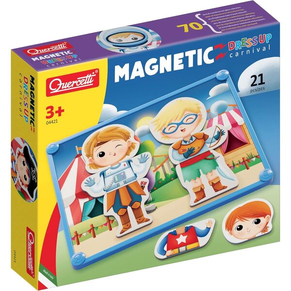Quercetti Magnetic Dress Up Carnaval – Kreatives Magnetspiel für Kinder