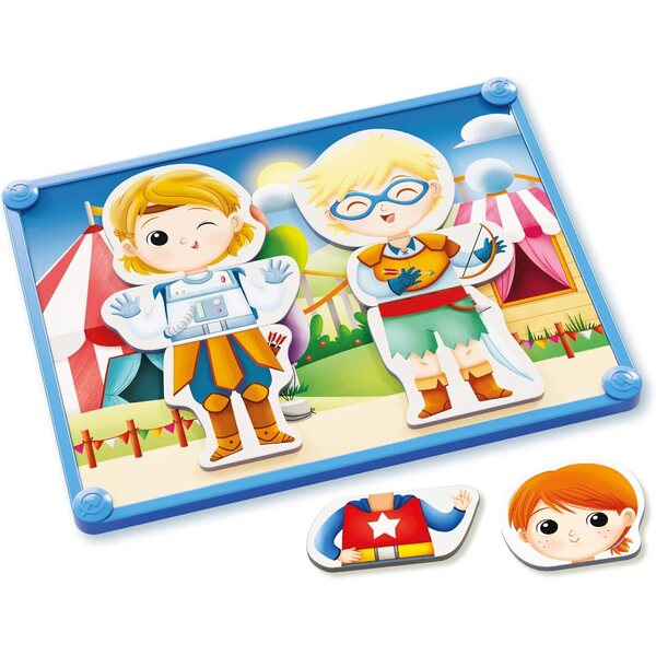 Quercetti Magnetic Dress Up Carnaval – Kreatives Magnetspiel für Kinder