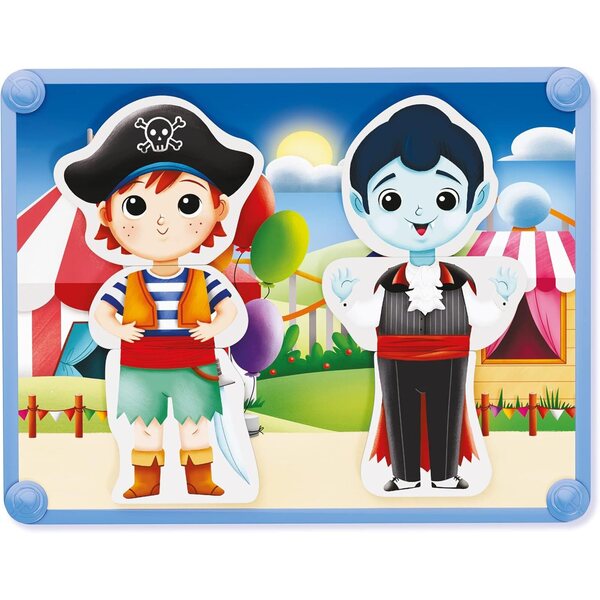 Quercetti Magnetic Dress Up Carnaval – Kreatives Magnetspiel für Kinder