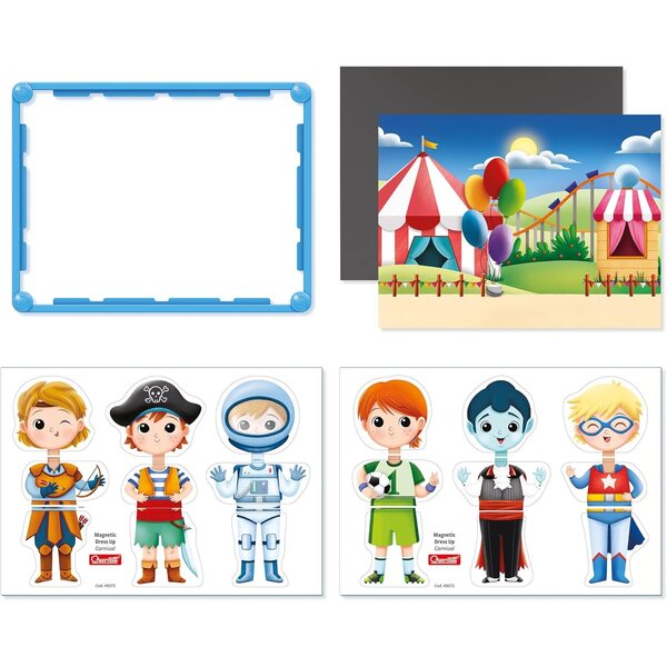 Quercetti Magnetic Dress Up Carnaval – Kreatives Magnetspiel für Kinder