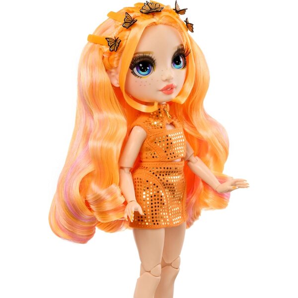 Rainbow High Style Icons Poppy - 28 cm Moudepopp mat laangen Hoer an Extra Outfit