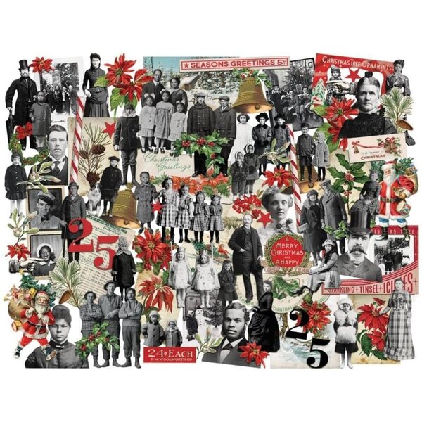 Tim Holtz Idea-ology Capas ja Paper Dollls jouluaiheinen 95 kpl