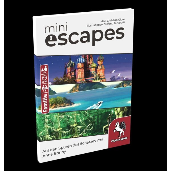 Pegasus Spiele MiniEscapes – seiklus ja väljakutse aareteel, autor Anne Bonny