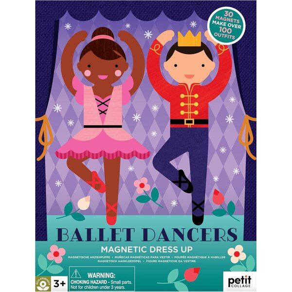 Petit Collage Ballet Dancers Magnetic Dress Up Magnetspiel für kreative Kinder