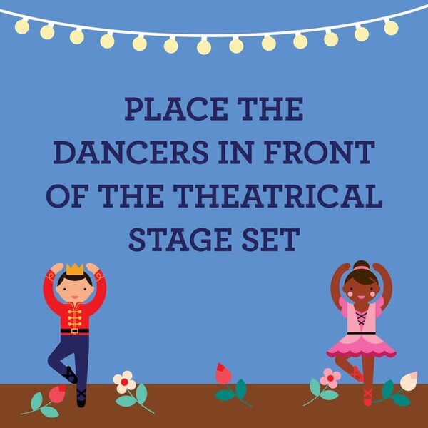 Petit Collage Ballet Dancers Magnetic Dress Up Magnetspiel für kreative Kinder