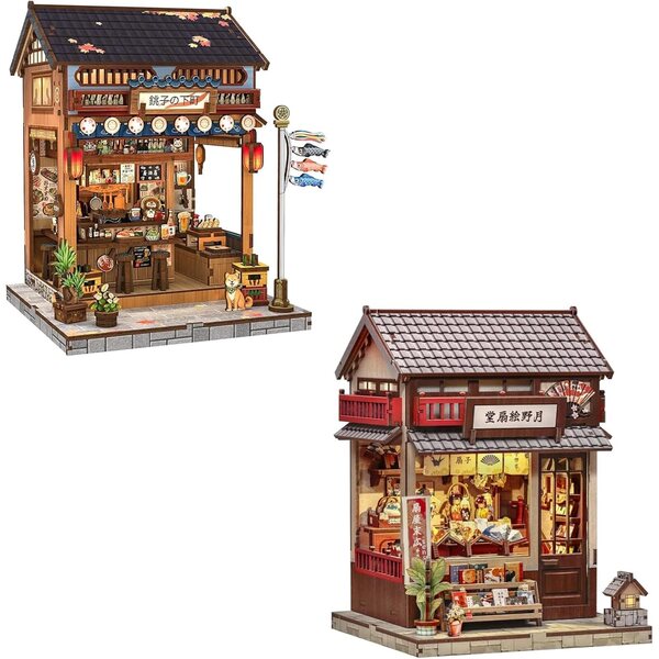 Kit Book Nook CUTEBEE - Maison Ramen japonaise miniature en bois à assembler