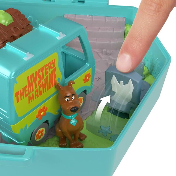 Polly Pocket x Scooby Doo: Mystery Machinekoffer met minipoppetje en accessoires