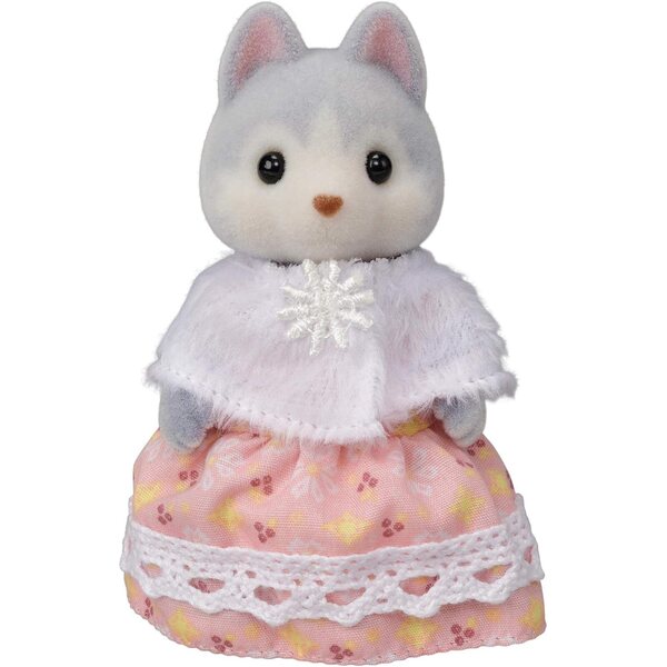 Sylvanian Families Husky Family Set met 5 figuren en accessoires voor rollenspellen