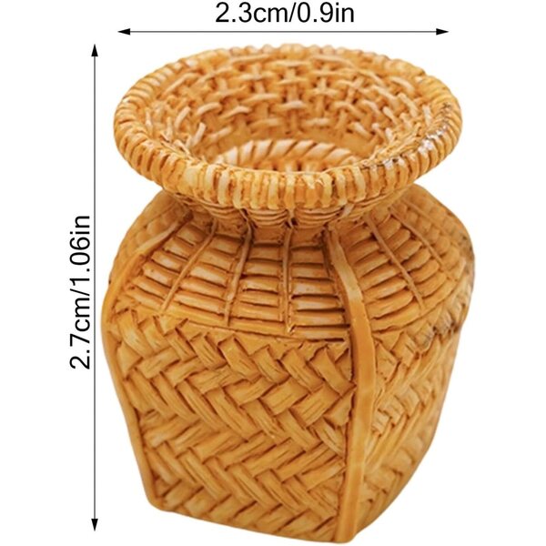 Toile en résine synthétique de 5 cm pour photographie miniature et décorations
