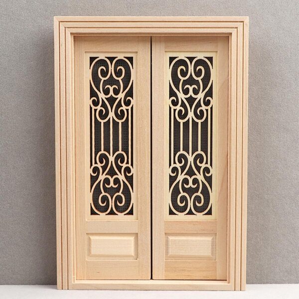 Hemobllo 12, Modelo Miniatura de Madera sin Pintar, Decoración Realista para Muebles y Jardín de Casas de Hadas, Accesorio para Interiores de Mini Casa