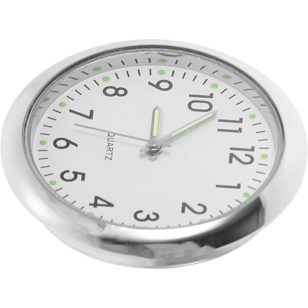 Hemobllo Mini Wall Clock for Dollhouses, Elegant Electronic Model