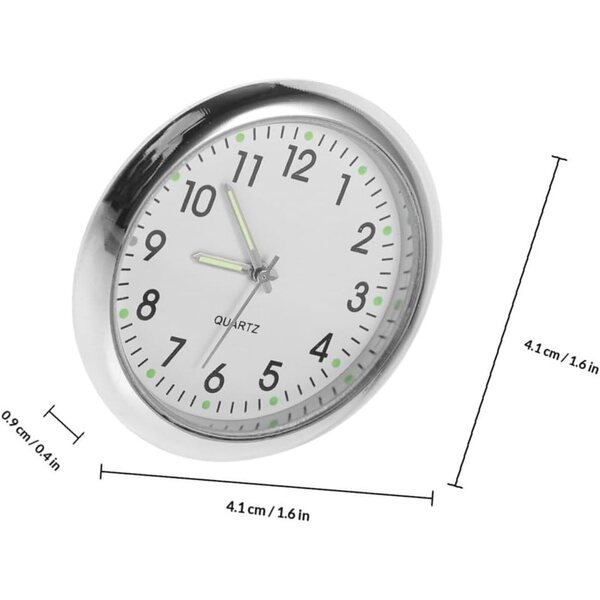 Mini Ceas de Perete Hemobllo pentru Case de Papusi, Model Electronic Elegant