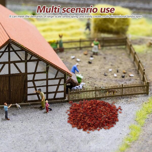 Set mit 5 Miniatur-Eukalyptusblattflaschen, mehrfarbig, für Dioramen und Minigärten.