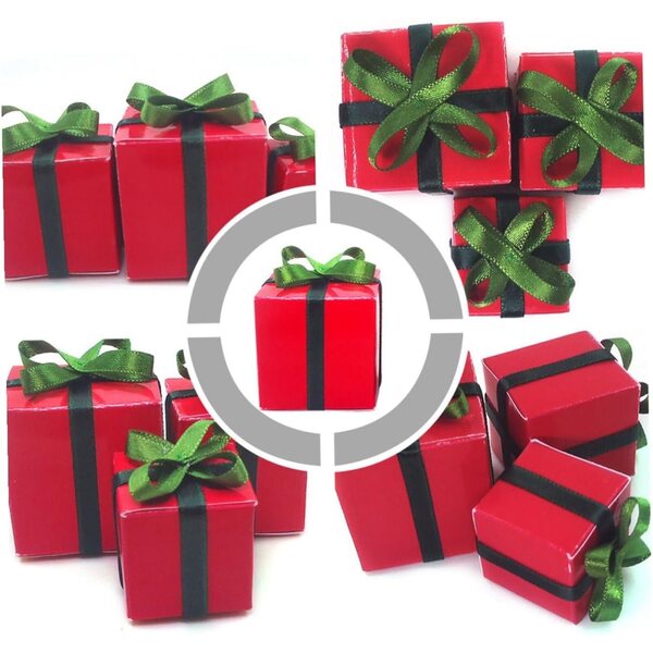 Hemobllo Adorno Navidad Infantil Rout a Schwaarz a Pabeier a Spëtz 3,5 cm