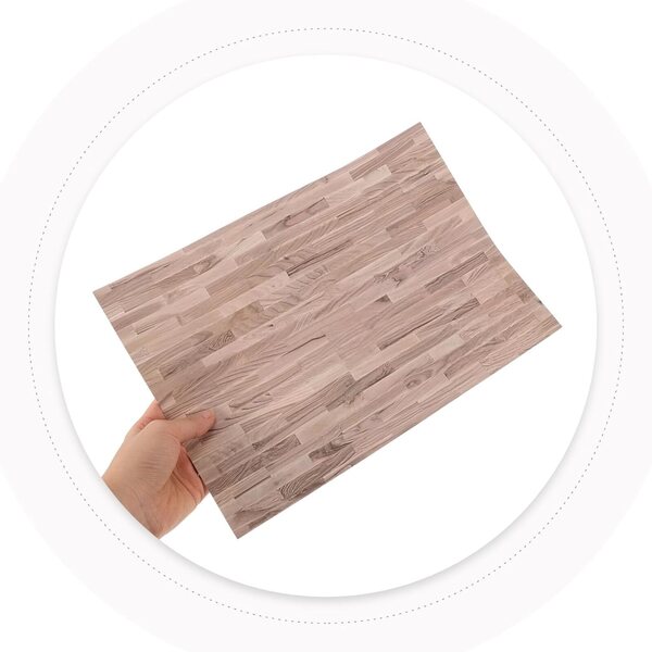 Hemobllo 24 adesivos para chão de casa de bonecas com efeito madeira 29x21 cm