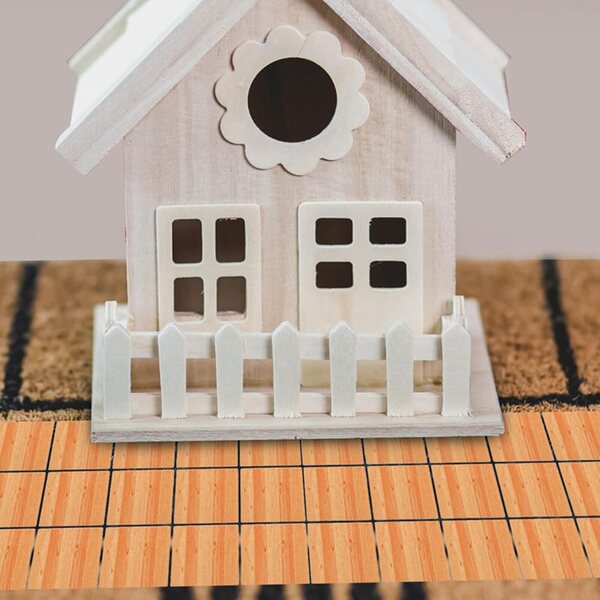 Hemobllo 45 Miniatur Holzplanken fir Poppenlagerung - Realistesch Effekt