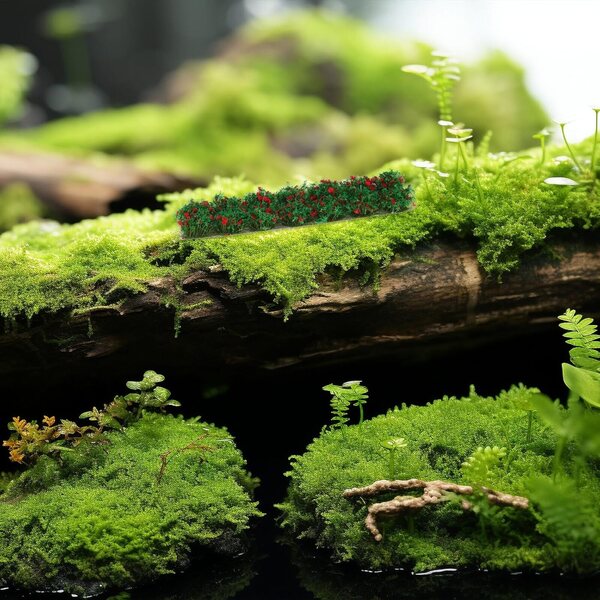 Hemobllo 14 Microplantas Multicoloridas 8MM para Miniaturas e Modelagem de Paisagem