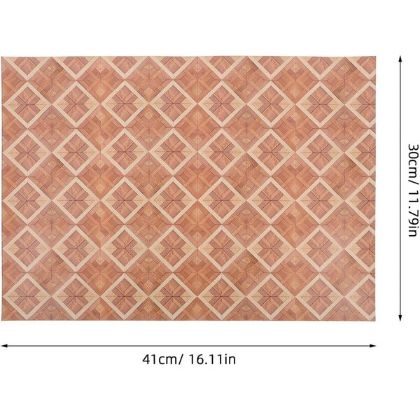 Hemobllo Suelo en Miniatura para Casa de Muñecas Azulejos Simulados, Accesorio de PU Multiusos y Vívido para Decoración de Minicasas y Micro Paisajes