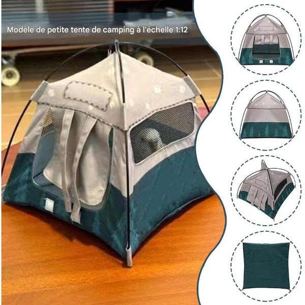 Modelo De Tienda | Tiendas De Camping Modelo A Escala 1 12 - Accesorios de Muebles | para Niños Y Niñas para Hogar Jardín Y Exterior para