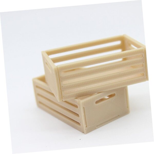 Hemobllo 6 Mini Poppenhaus Kuerf an 1:12 Skala, realistesch a versatile