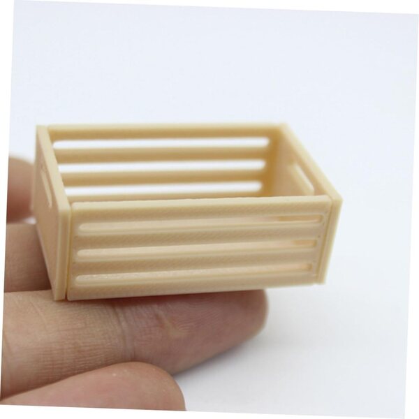 Hemobllo 6 Mini Poppenhaus Kuerf an 1:12 Skala, realistesch a versatile