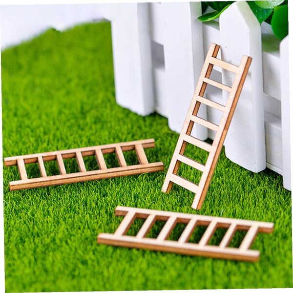 Hemobllo mini escaliers en bois 20 pièces pour maisons de poupées et dioramas réalistes